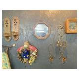 Clock mirror candleholders and more