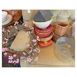 Basket and Wreaths
