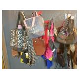 Large lot of purses