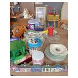 Contents of left side table