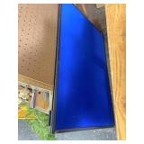 Blue corkboard