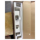 Chrome bathroom racks