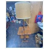 Table with the lamp