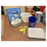 Cutting board measuring cups and more