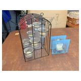 Two small candle holders