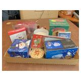 Christmas ornaments Christal vanity set holiday