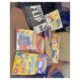 Game lot to include headbands connect four bottle