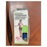 Weighted jump rope