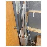 Curtain rods a few blinds and more