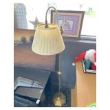 Gold lamp with shade