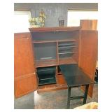 Large store where computer desk with fold out