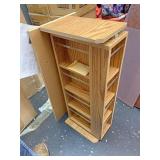 Cabinet sliding spice rack