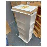 White cabinet spice rack