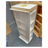 White cabinet spice rack