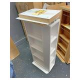White cabinet spice rack