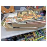 Large stack of cookbooks