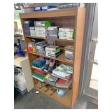 Six Bay bookshelf Contents not included