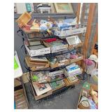 Metal rack contents not included