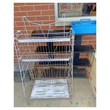 Metal shelving