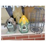 Birdhouse and feeders