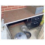 Metal desk