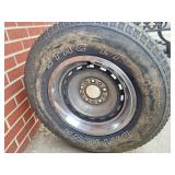 Room with tire