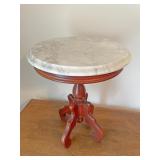 Small marble top stand