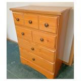 Nice modern four drawer highboy