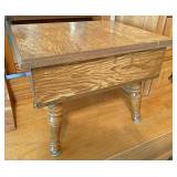 Handmade storage foot stool