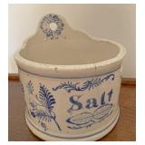 Primitive Hanging Salter Crock with hairline