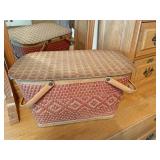 Nice wicker picnic basket
