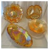 Marigold glass items