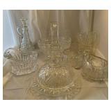 Mixed pressed glass