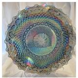Blue carnival dish