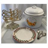 Miscellaneous with 3 tin ice cream spoons