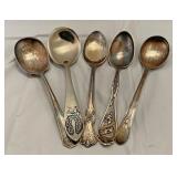 Silver plated spoons