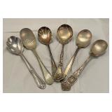 Fancy silver plated spoons
