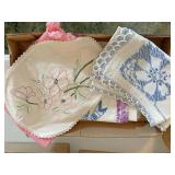 Fancy handmade doilies