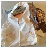 Handmade aprons waist and over the neck