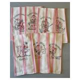Older needlepoint handsewn kitchen towels
