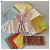 Various styles of table napkins fancy and
