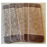 Set of 5 furniture rugs