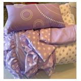 Queen size comforter set two shams and throw
