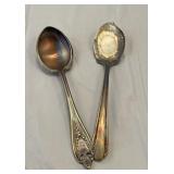 Unique silver plated spoons