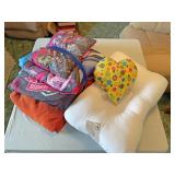 Monster high sleeping bag and pillow with other
