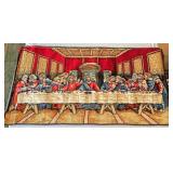 Italian made last supper tapestry