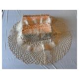 Hand crocheted doily