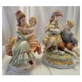Pair of classic gallery figurines