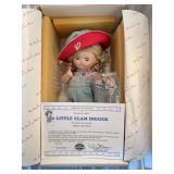 Little clam digger Campbell Soup porcelain doll