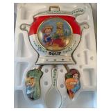 The Campbell kids porcelain clock Danbury mint